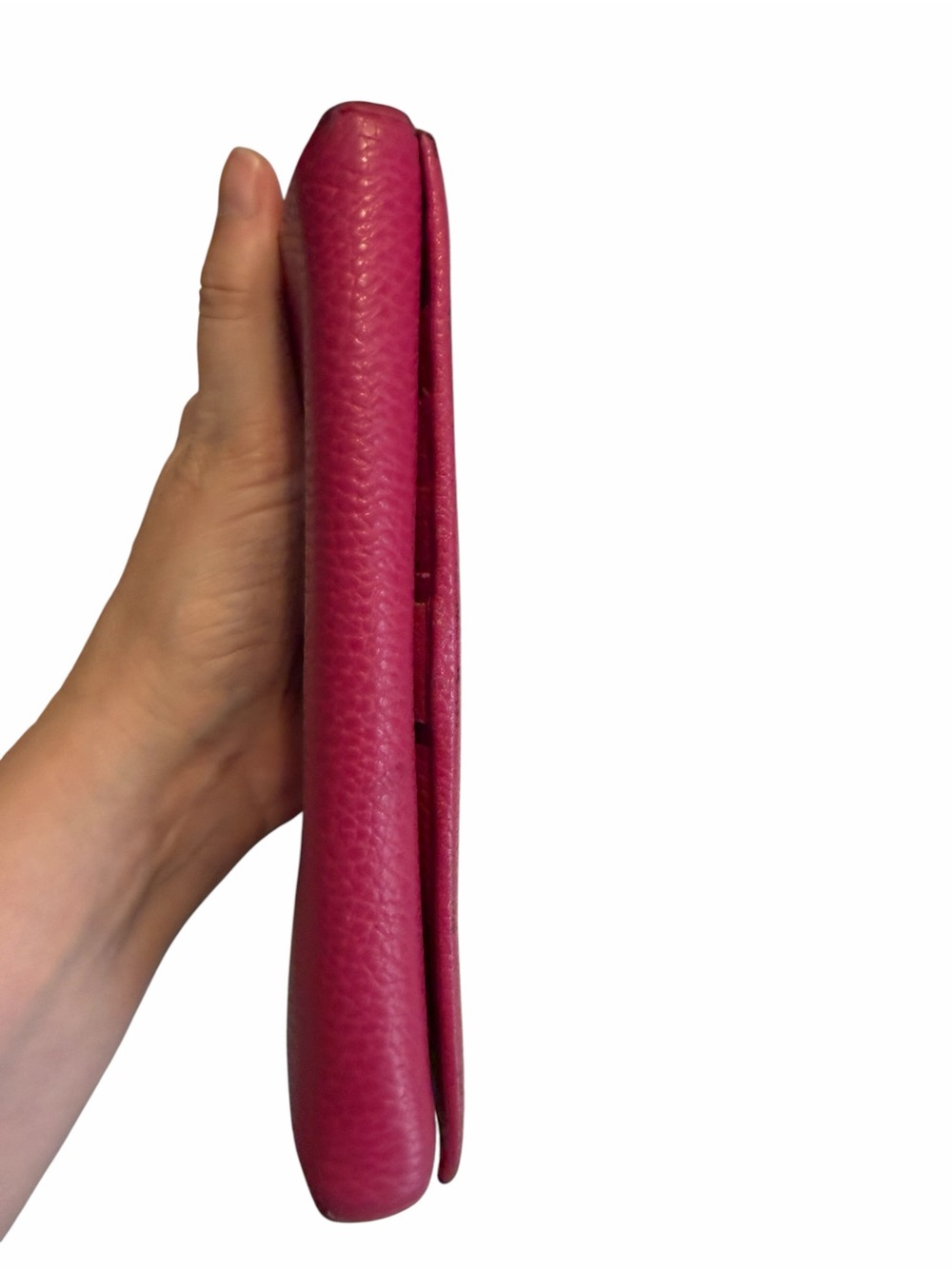 Authentic Gucci Swing Flap Wallet in fuchsia/shocking pink - Picture 6 of 9